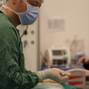 dr. ahmet hamdi aytekin in a surgery